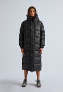 JACK1T Longline Midi Puffer Coat
