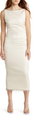 HOUSE OF CB Rhinestone Straps Gown