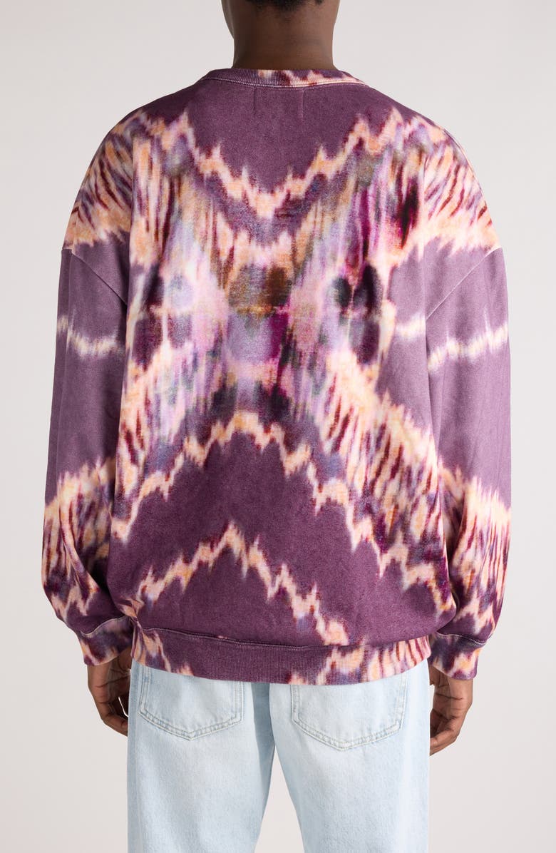 Isabel Marant Dobbie Tie Dye Cotton Sweatshirt, Alternate, color,