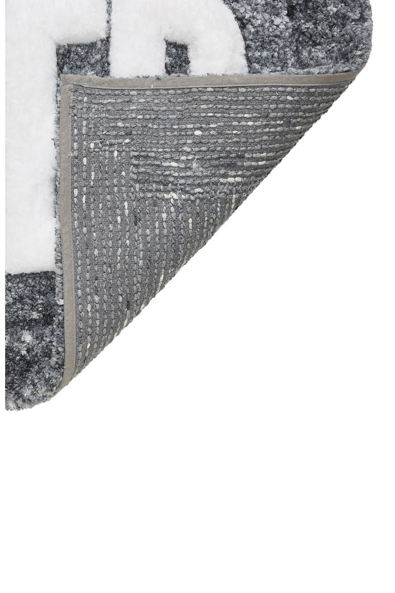 Get Naked Statement Bath Rug, Alternate, color, CHARCOAL