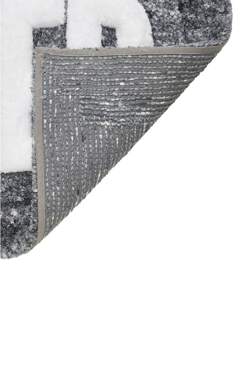 VCNY HOME Get Naked Statement Bath Rug, Alternate, color, Charcoal