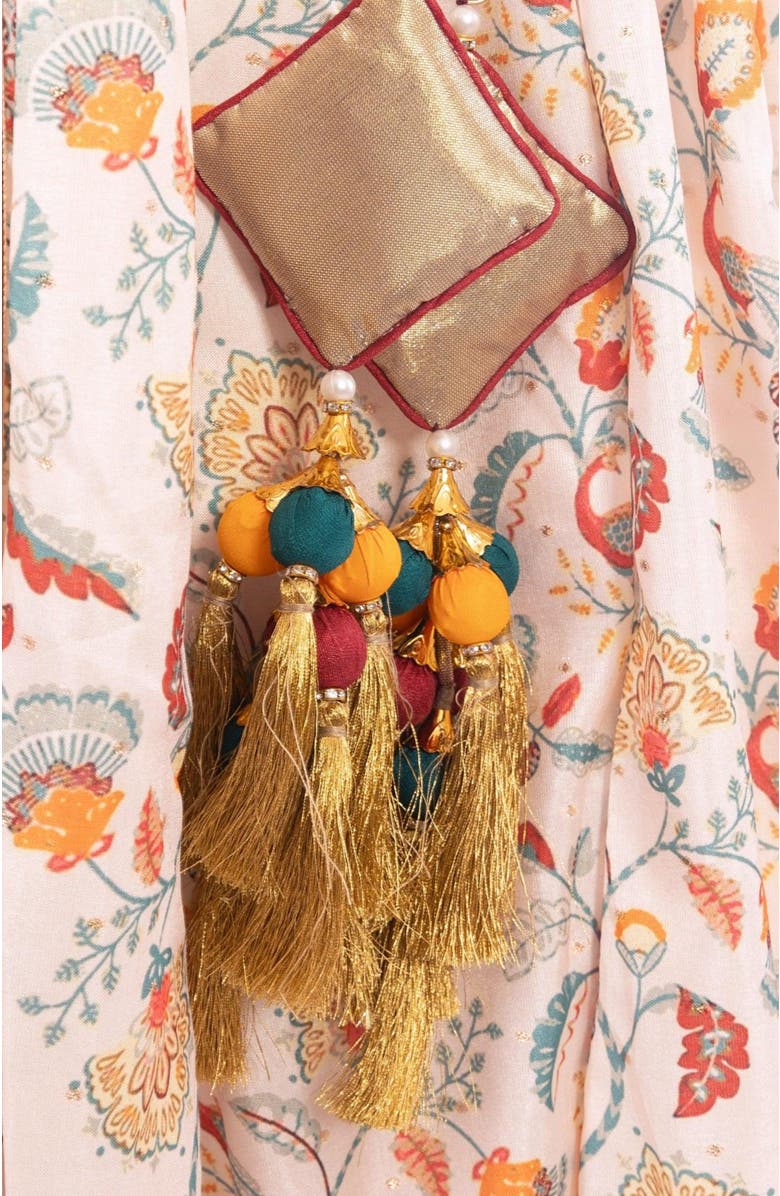 RAAS Milani Kalamkari Print Lehenga Choli Set, Alternate, color, 