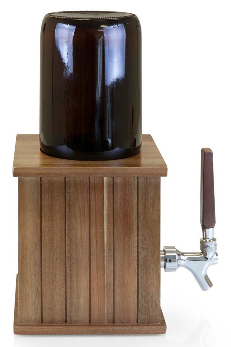 Growler Tap with 64oz. Jug, Alternate, color, BROWN