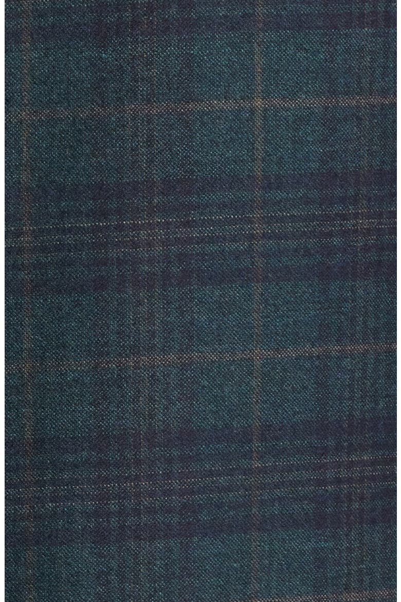 Milzo Plaid Wool Sport Coat, Alternate, color, DARK GREEN MILAZZO PLAID