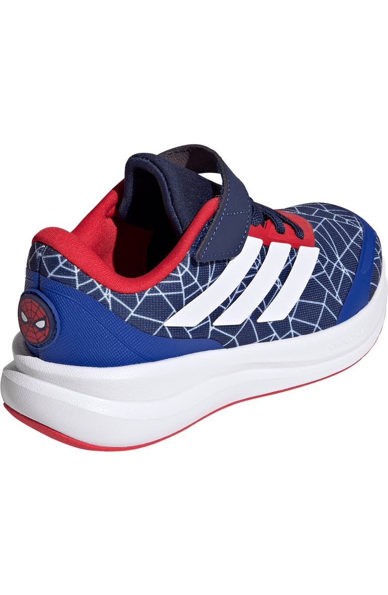 adidas Kids' Runfalcon Spider-Man Running Shoe, Alternate, color, Dark Blue/ White/ Pure Ruby