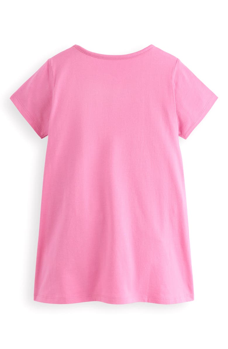 Mini Boden Kids' Pelican Pocket Appliqué Cotton Graphic Tunic, Alternate, color,