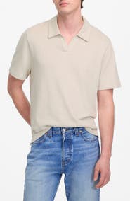 Madewell Johnny Collar Heavyweight Mesh Polo