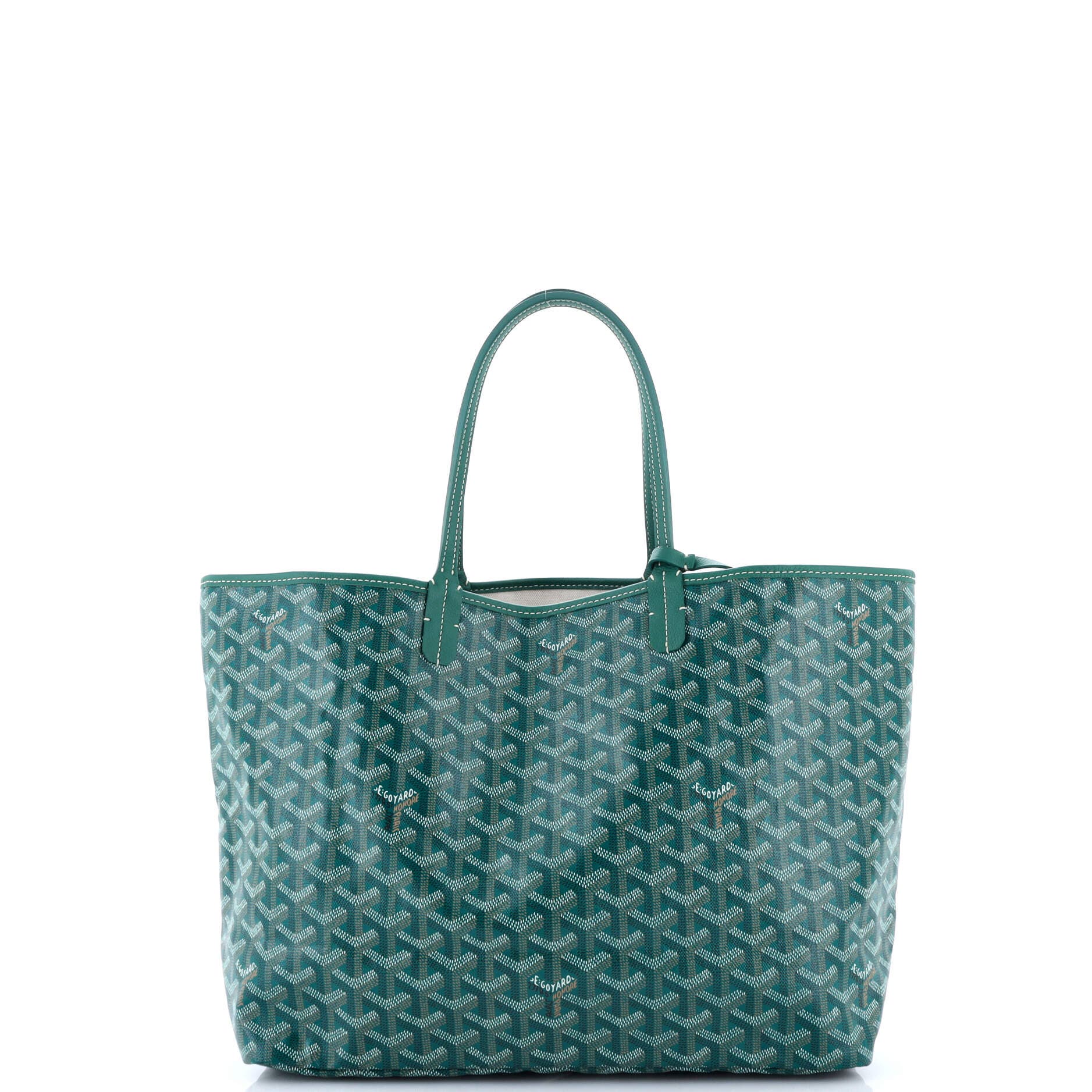 Pre-Owned Goyard Saint Louis Tote Coated Canvas PM, Alternate, color, Green