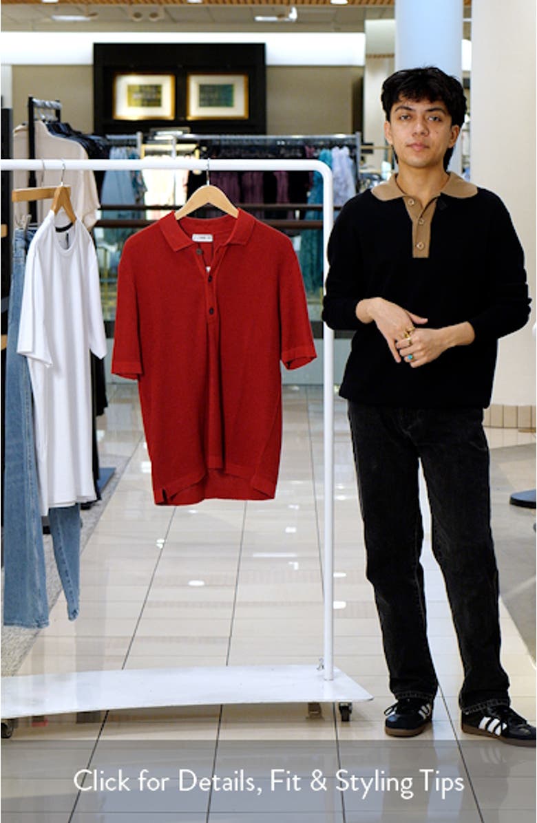 Textured Cotton Polo, sales video thumbnail