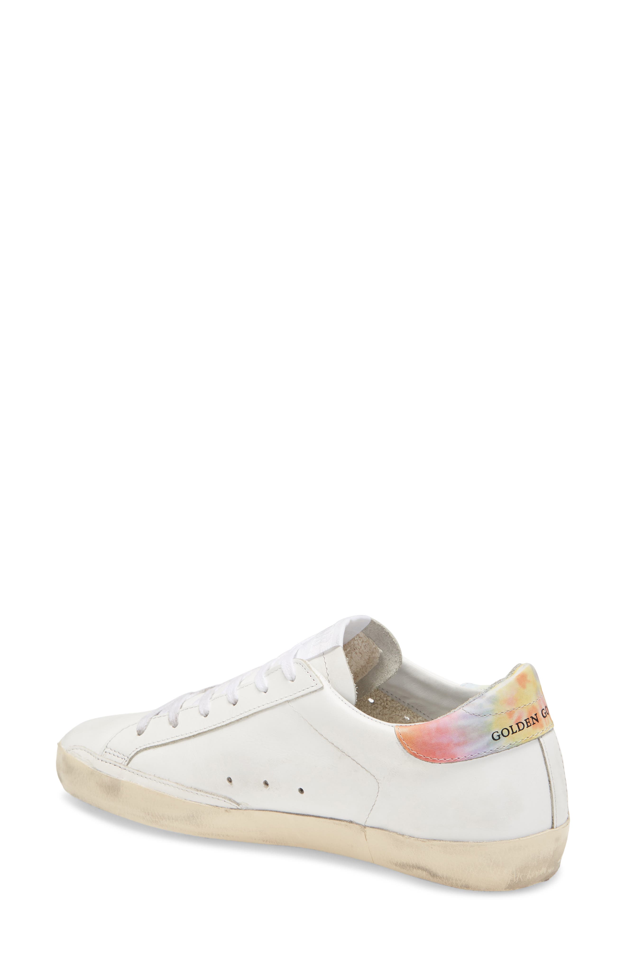 Golden Goose Super-Star Tie Dye Low Top Sneaker, Alternate, color, 