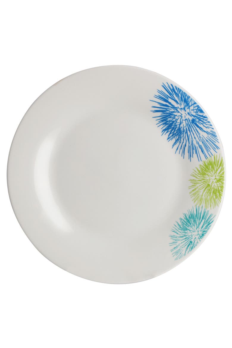 Blue Meadow 12 Piece Fine Ceramic Dinnerware Set, Alternate, color, White