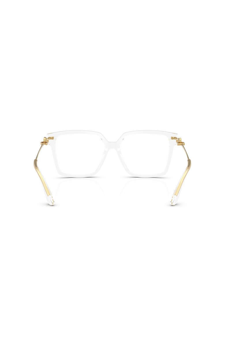 Dolce&Gabbana 56mm Square optical glasses, Alternate, color, Transparent