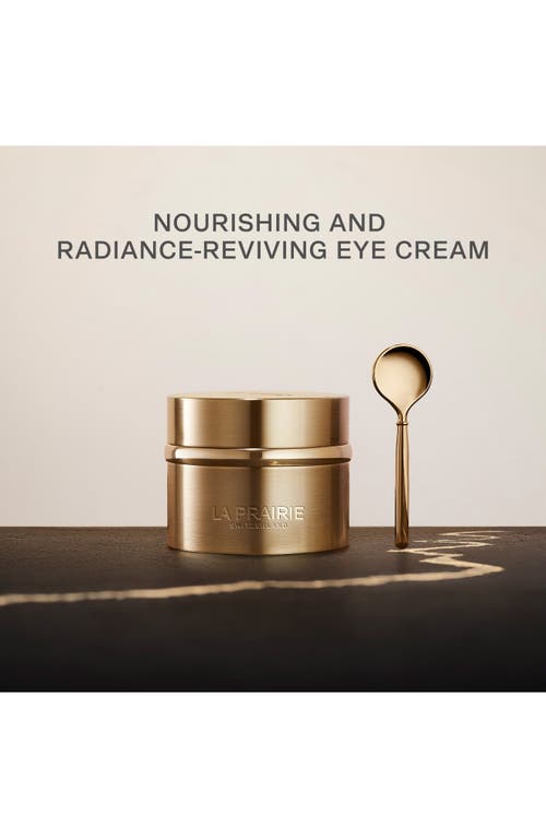 La Prairie Ure Gold Radiance Eye Cream 20ml In Transparent
