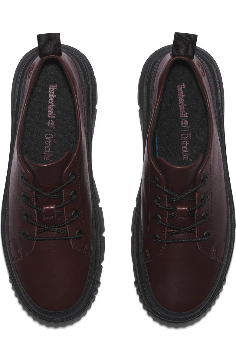 Timberland Greyfield Leather Platform Sneaker, Alternate, color, Burgundy Full Grain