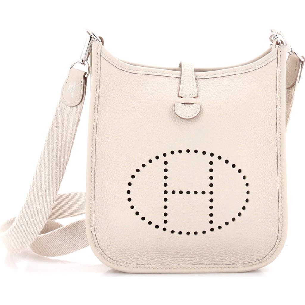 Pre-owned Hermes Hermes Evelyne Bag Gen Iii Clemence Tpm In Gray