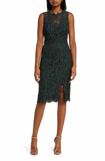 Eliza J Sleeveless Lace Sheath Dress