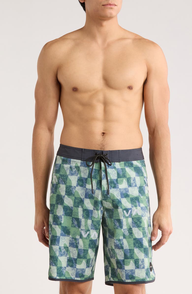 RVCA Northern Swim Trunks, Main, color, Olive