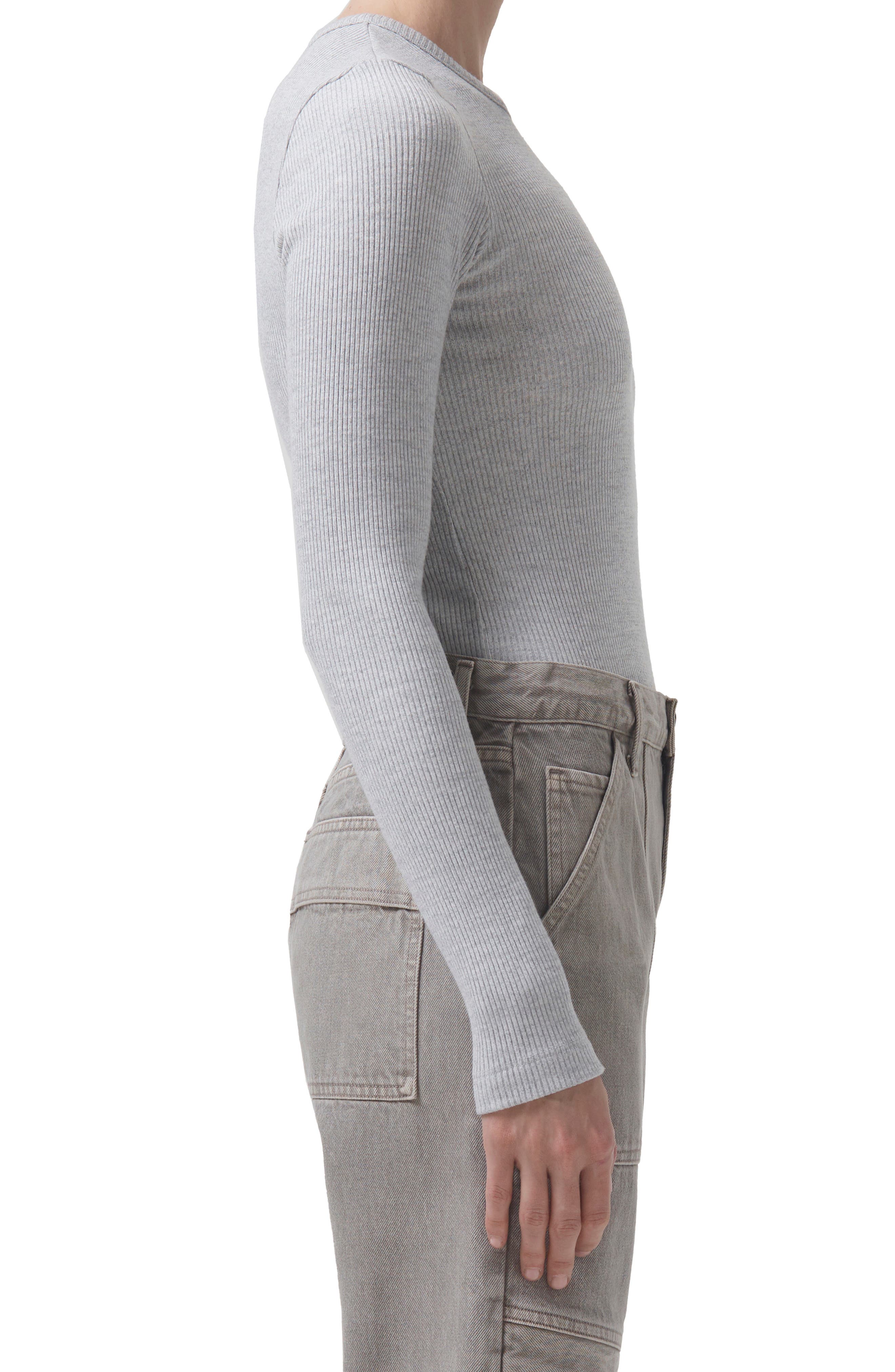 Alma Shrunken Long Sleeve Top - image 2