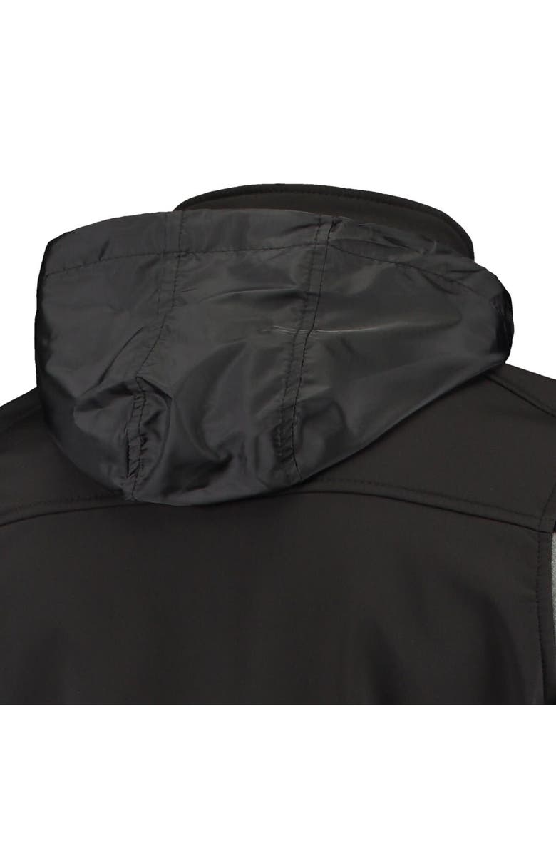 DUNBROOKE Men's Dunbrooke Black Minnesota Vikings Circle Zephyr Softshell Full-Zip Jacket, Alternate, color, 