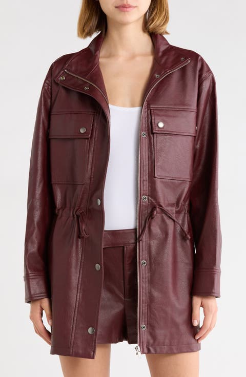 Angelina Faux Leather Jacket