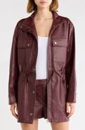 WAYF Angelina Faux Leather Jacket