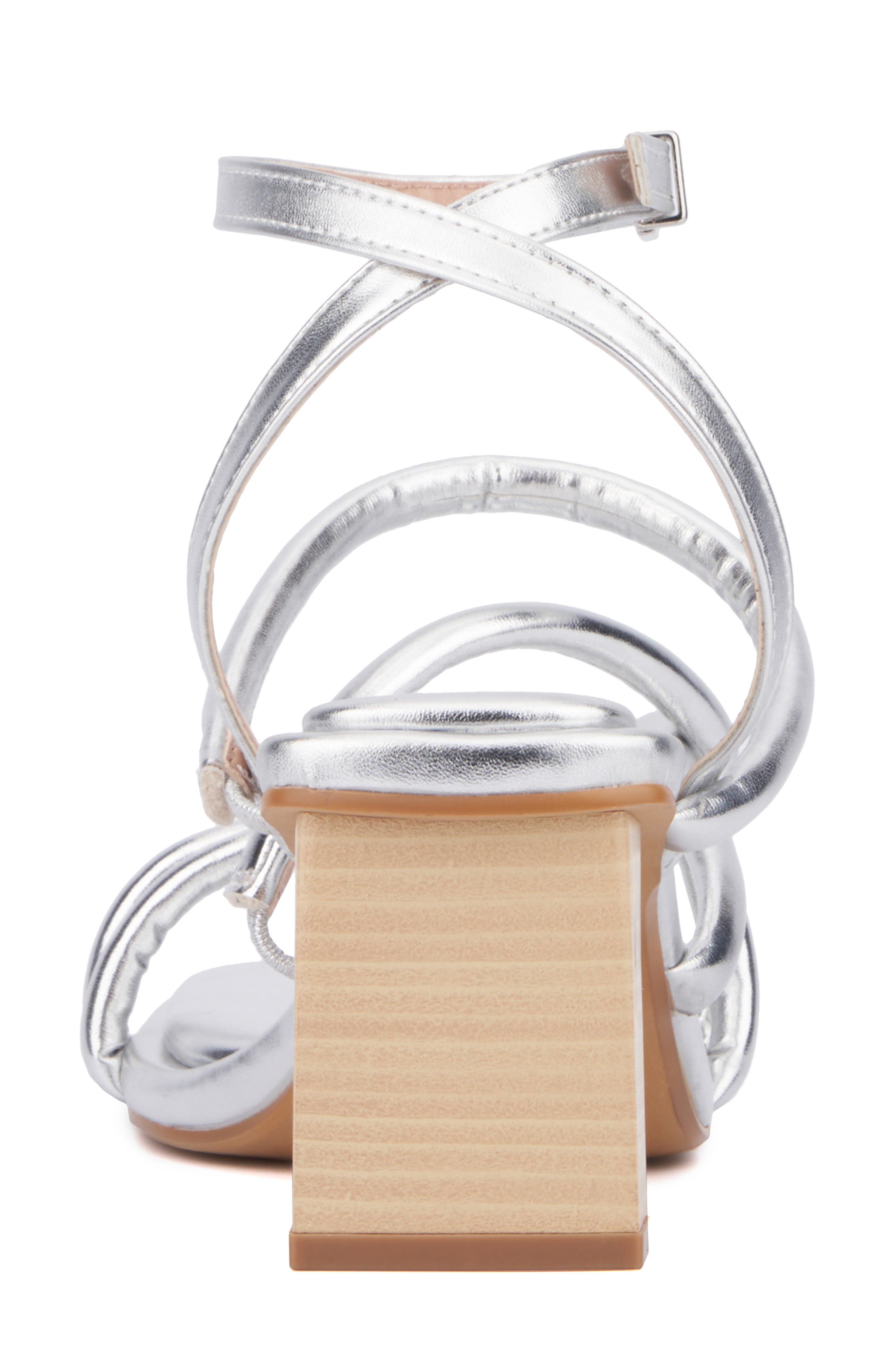 Fashion to Figure Ohara Strappy Block Heel Sandal - Wide Width, Alternate, color, 