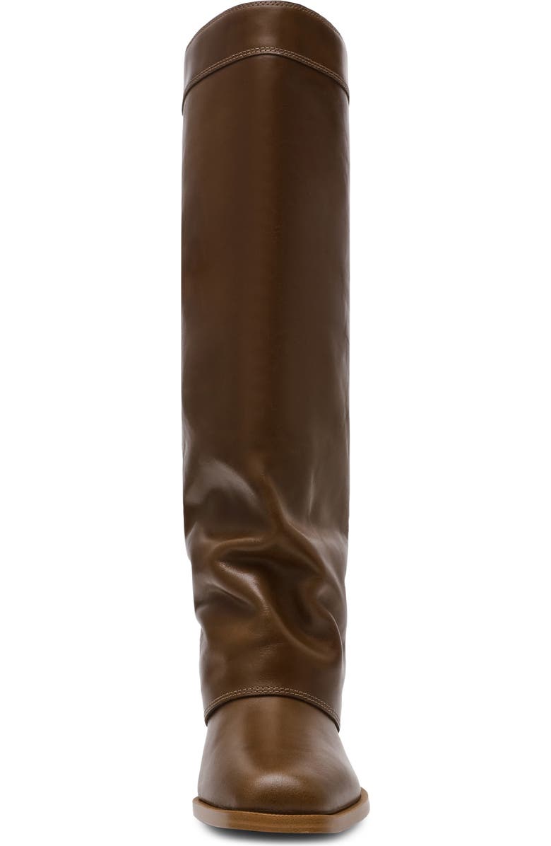 Steve Madden Winnick Foldover Knee High Boot, Alternate, color, Olive Leather