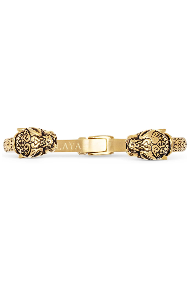 Panther Bangle, Alternate, color, Gold