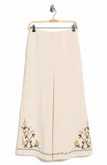 Adrianna Papell Embroidered Pants