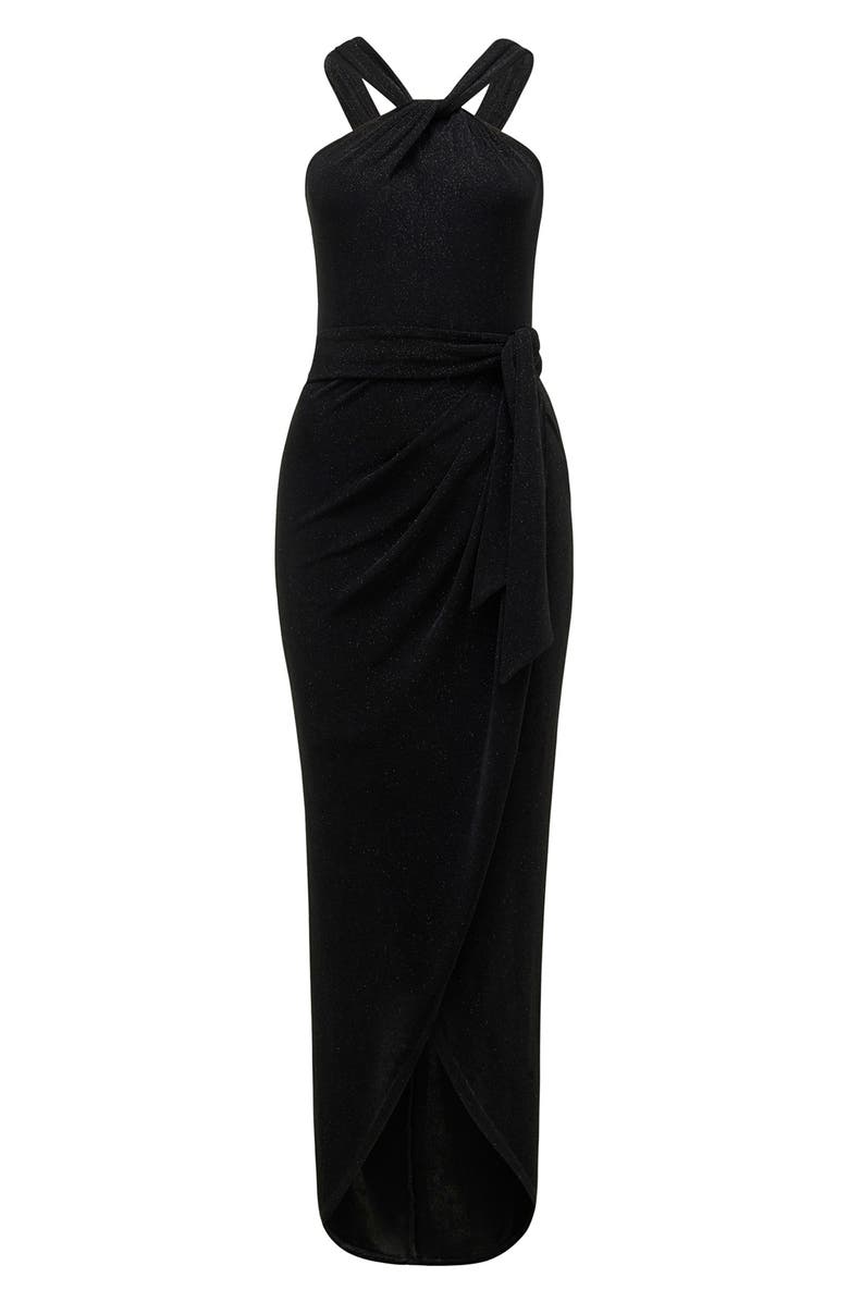 Ever New Jasmine Glitter Twist Maxi Dress | Nordstrom