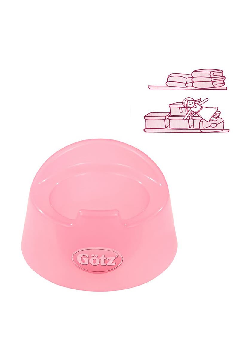 Gotz Basic Boutique Doll Sized Pink Potty for 13" Baby Dolls, Alternate, color, Pink
