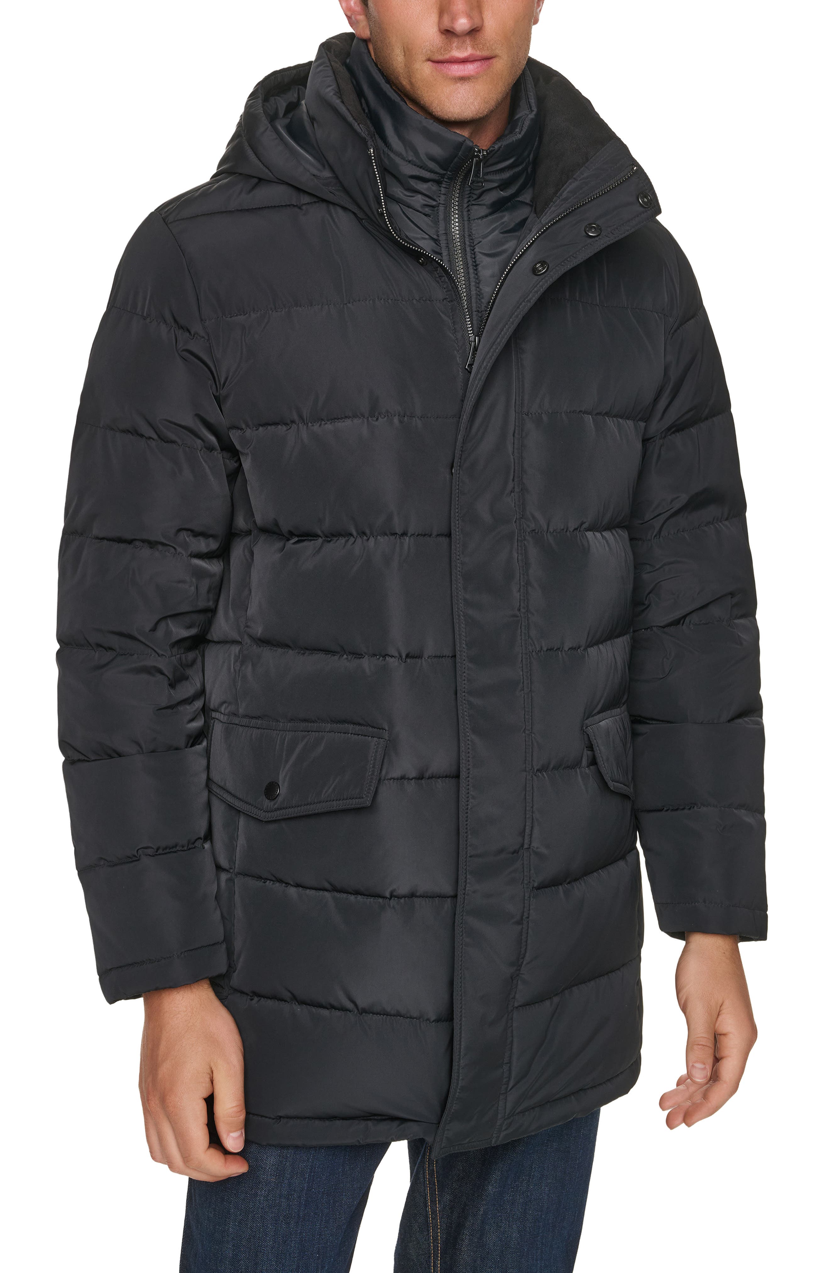 Hooded Down & Feather Fill Parka