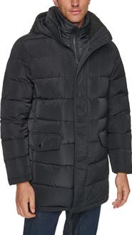 Cole Haan Hooded Down & Feather Fill Parka