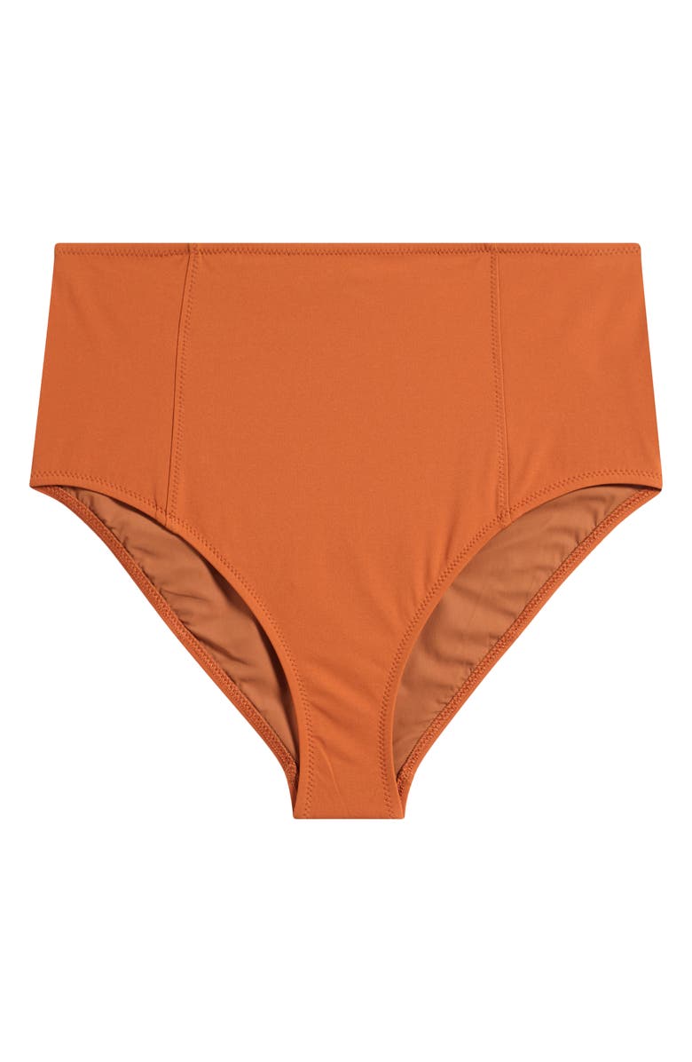 Ulla Johnson Zahara High Waist Bikini Bottoms, Main, color, Sienna