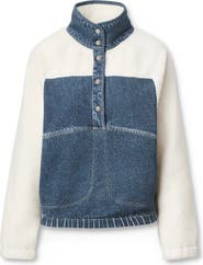 rag & bone Miramar High Pile Fleece Pullover