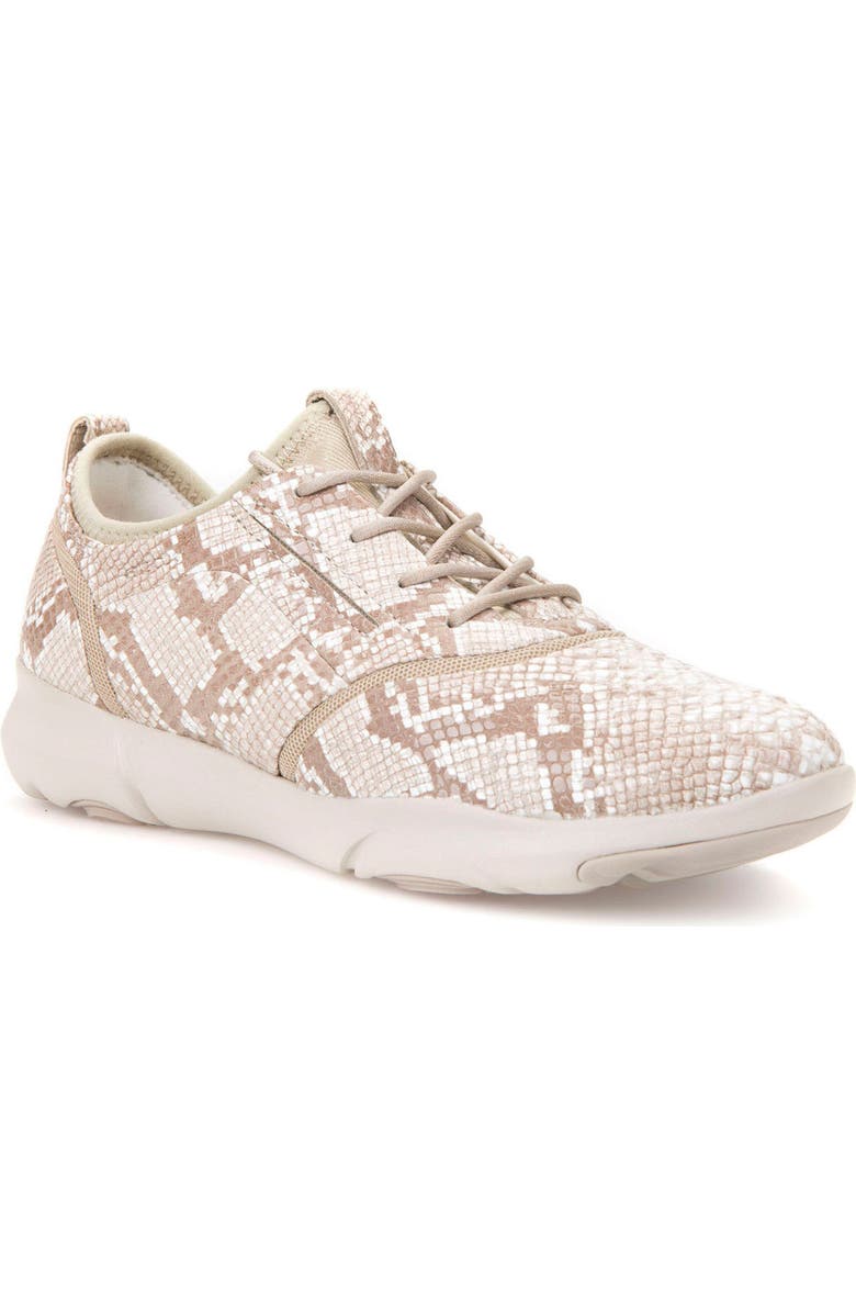 Geox Nebula S 1 Python Embossed Sneaker, Main, color,