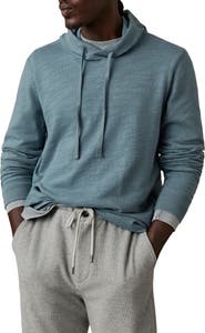 Faherty Sunwashed Organic Cotton Slub Hoodie