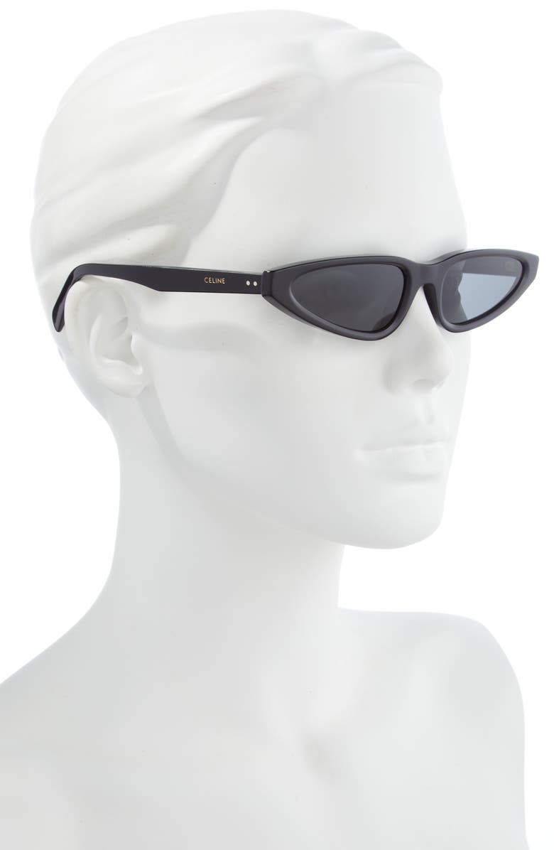 CELINE 56mm Cat Eye Sunglasses, Alternate, color, 