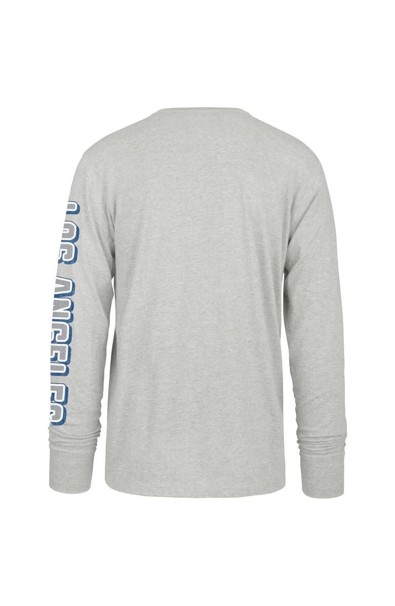 '47 Men's '47 Gray Los Angeles Dodgers Fair Ball Franklin Long Sleeve T-Shirt, Alternate, color, Gray