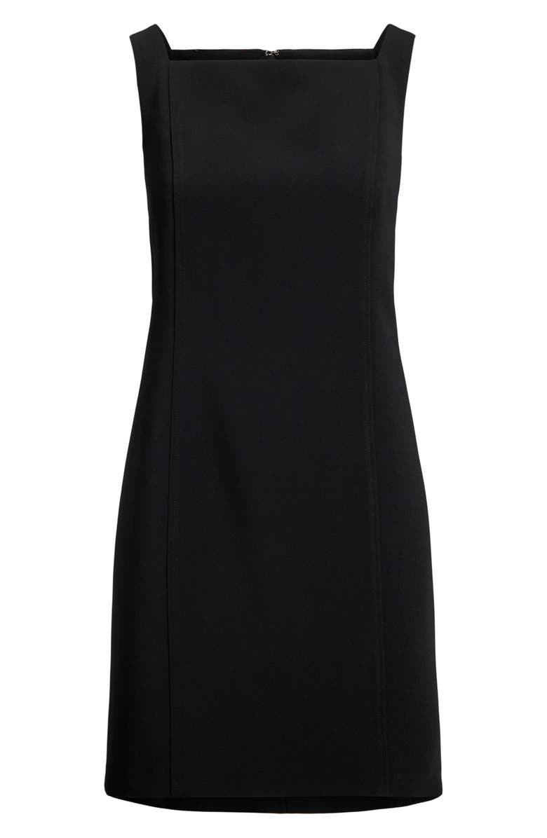 Lauren Ralph Lauren Sleeveless Stretch Crepe Dress, Alternate, color, Black