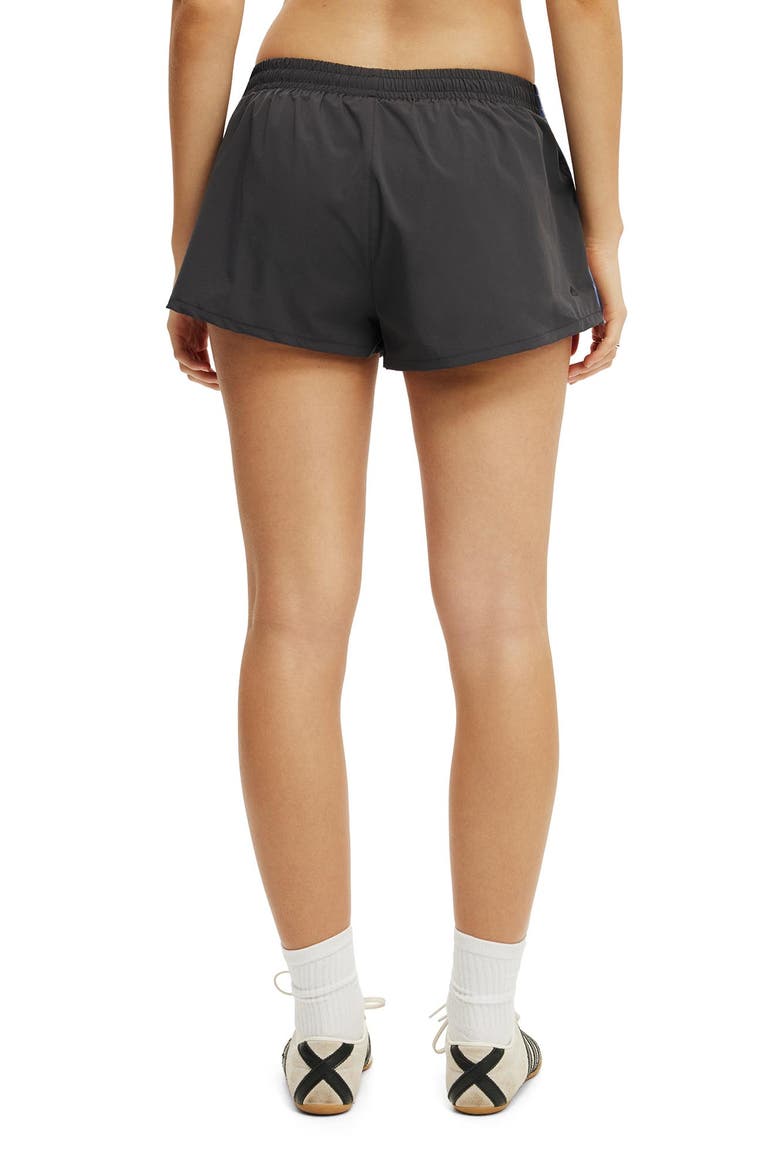 Women's Active Panelled Woven Short, Alternate, color, Graphite White