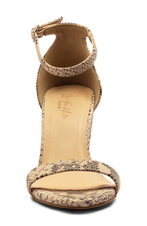 Off The Hook London Mayfair Mamba Block Heel Sandal In Brown