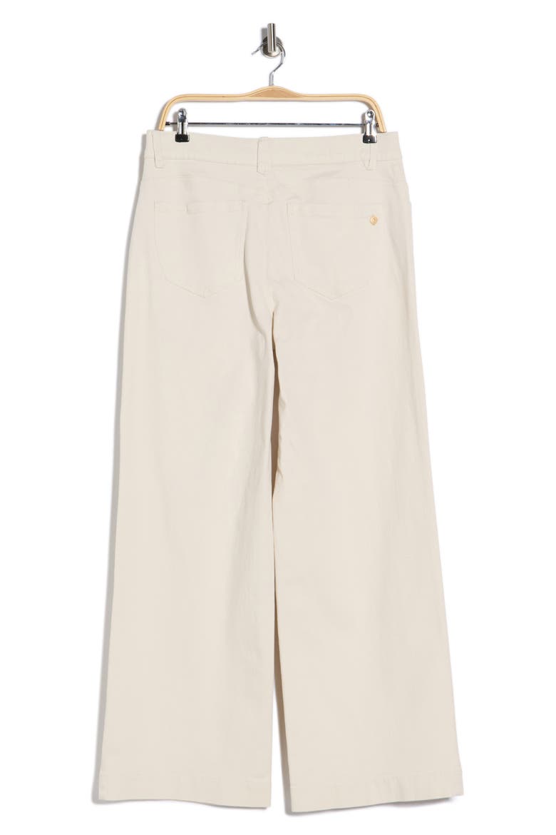 'Ab'solution High Waist Wide Leg Jeans, Alternate, color, BLANCHED ALMOND