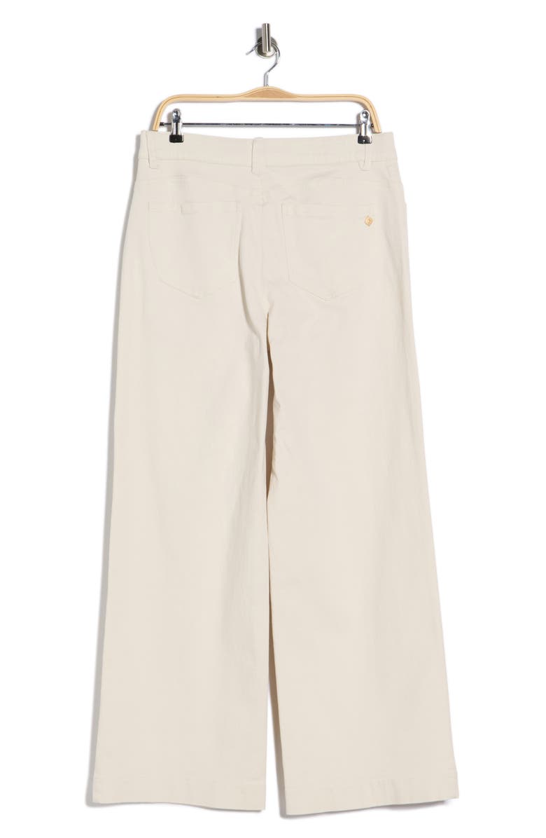 Democracy 'Ab'solution High Waist Wide Leg Jeans, Alternate, color, Blanched Almond