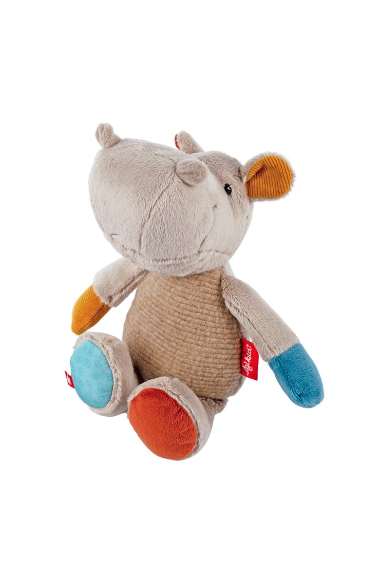 sigikid Patchwork Hippo Plush Toy, Main, color, Multicolored