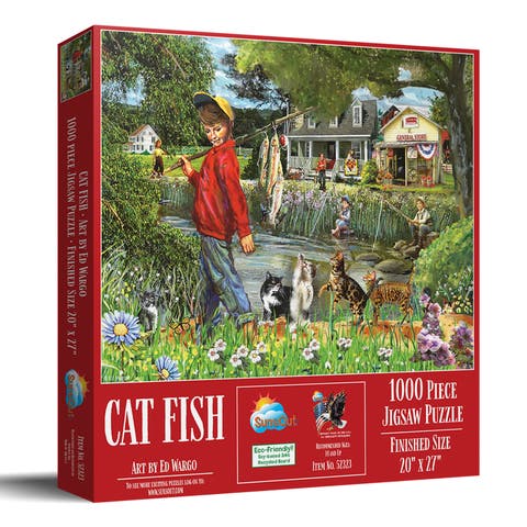 Cat Fish 1000 piece Jigsaw Puzzle for Adults