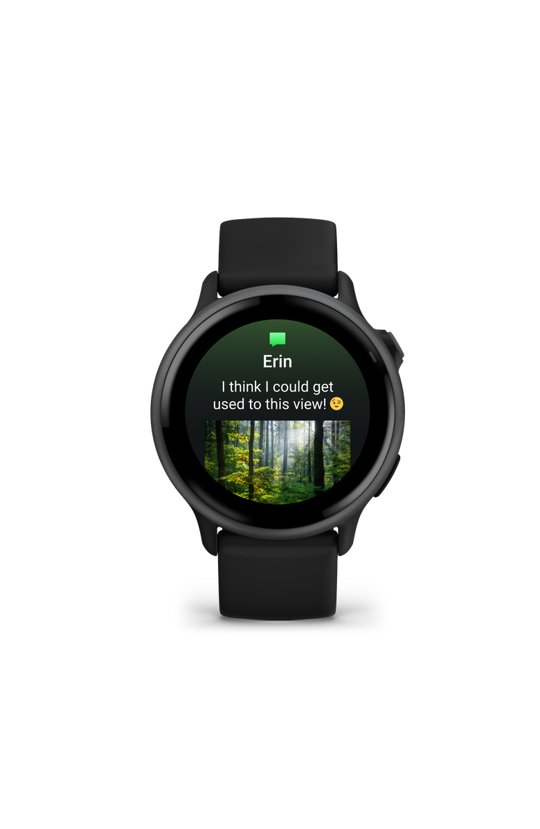 Garmin vivoactive 6, Alternate, color, Slate With Black Band