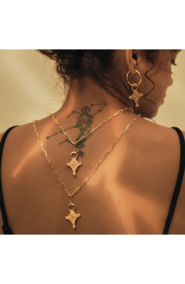 Dhwani Bansal Cruz Necklace, Alternate, color, Gold Plated