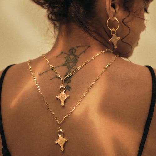 Dhwani Bansal Cruz Necklace In Gold