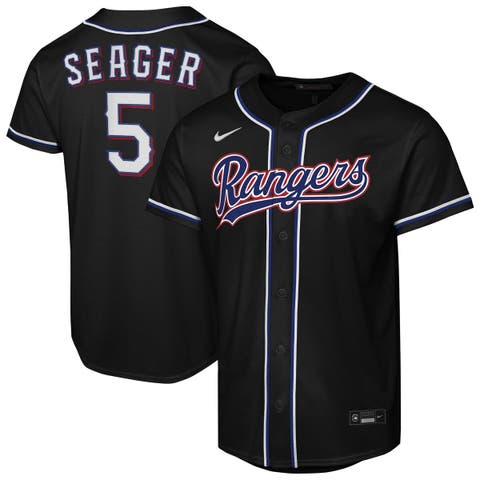 Youth Nike Corey Seager Black Texas Rangers Fashion Replica Player Jersey